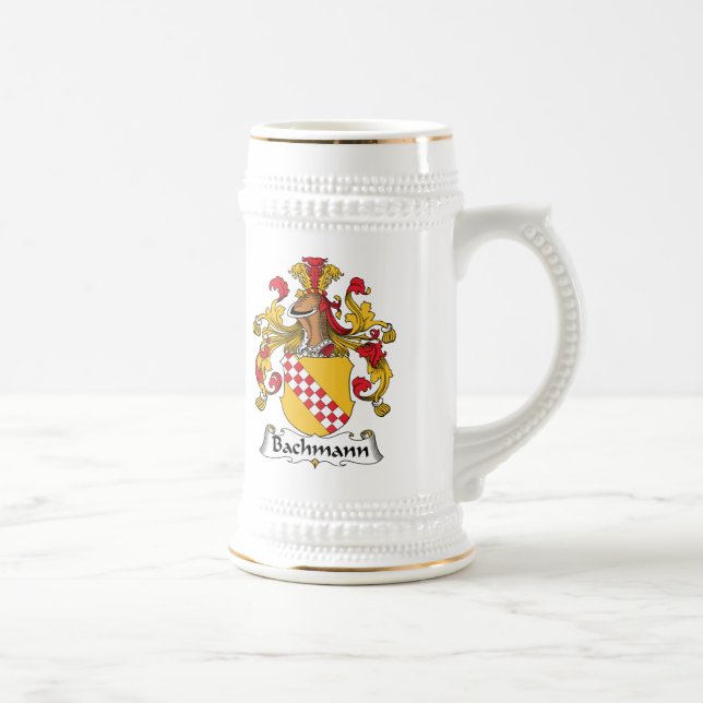 Bachmann Family Crest Beer Stein (Right)