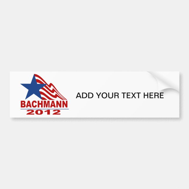 Bachmann for President 2012 Bumper Sticker (Front)
