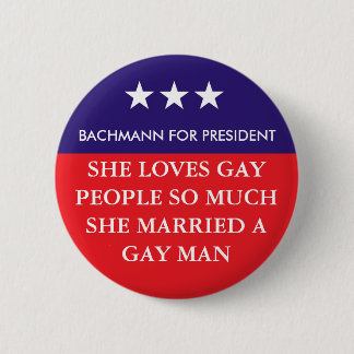 Bachmann For President Button