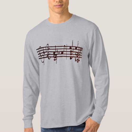 Bachs Chaconne for Violin _ first 2 measures T_Shirt