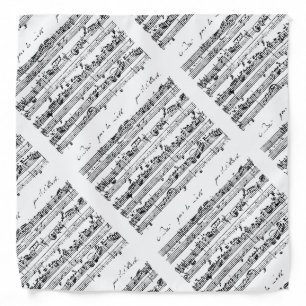Bach's music bandana