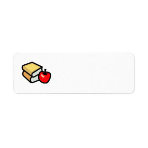 BACK 2 SCHOOL RED APPLE BOOKS EDUCATION PRIMARY EL LABEL
