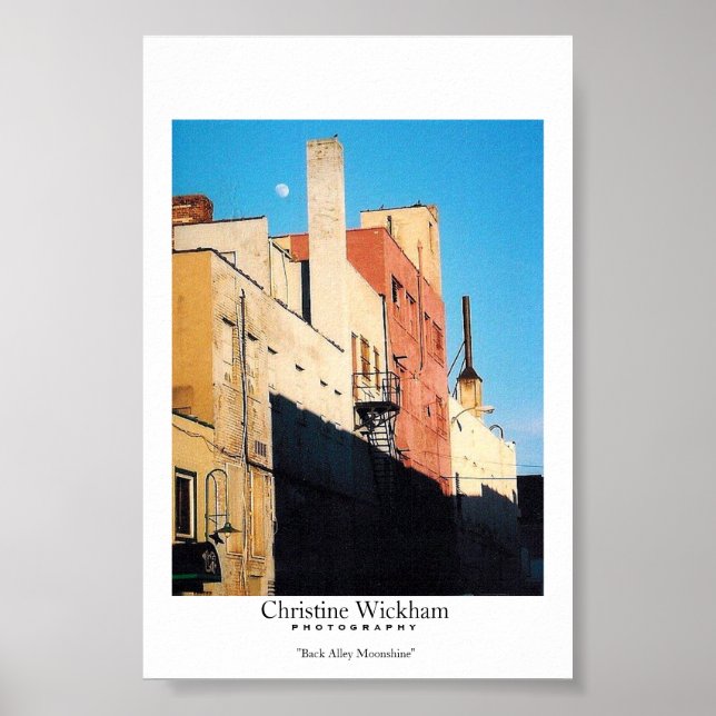 back alley moonshine poster (Front)