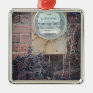 Back alley view metal ornament