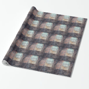 Back alley view wrapping paper
