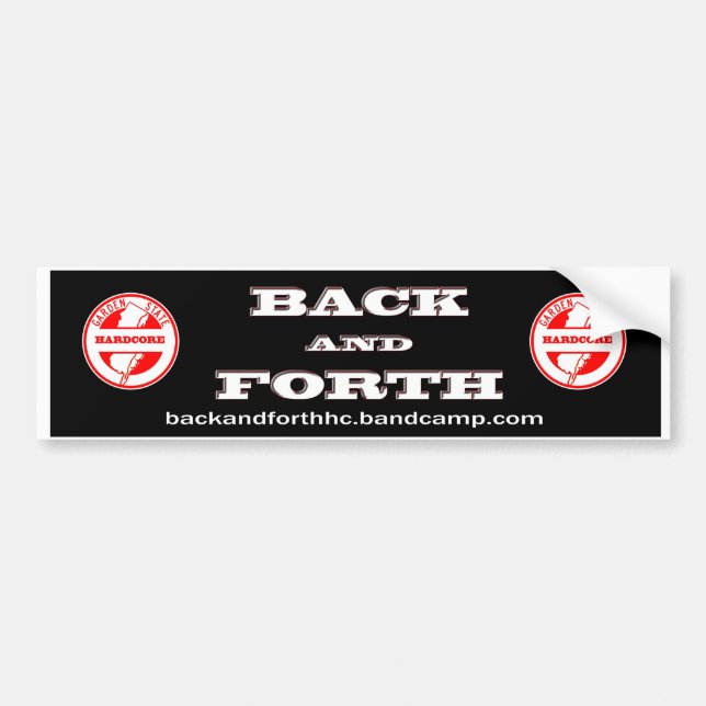 Back and Forth - NJHXC Bumper Sticker (Front)