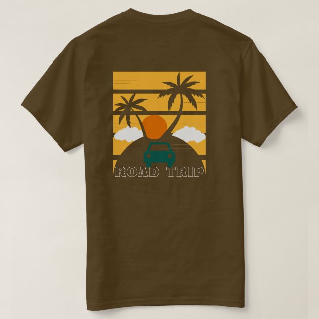 back and front Family Reunion Road Trip custom  T-Shirt (Design Back)