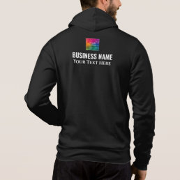 Back And Front Print Add Company Logo Here Men&#39;s Hoodie