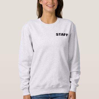 Back And Front Print Staff Add Logo Womens Top by art_grande at Zazzle