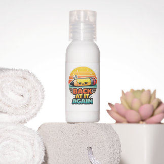 Back At It Again Funny Pencil School Design Hand Lotion