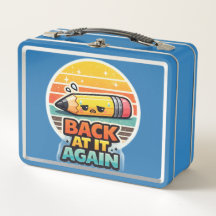 Back At It Again Funny Pencil School Design