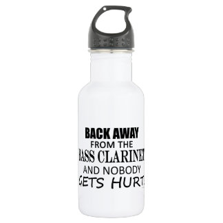 Back Away From The Bass Clarinet Stainless Steel Water Bottle