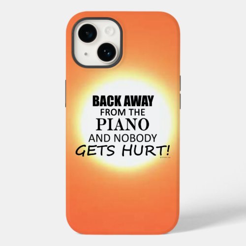 Back Away From The Piano Case_Mate iPhone Case