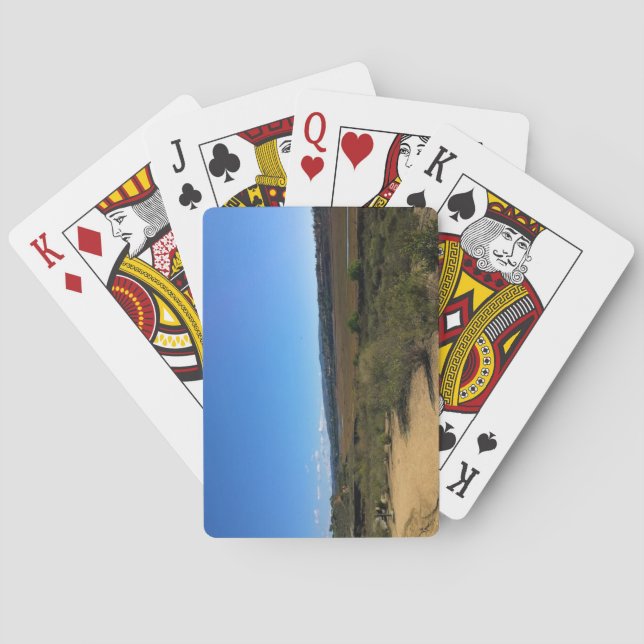Back Bay, Newport Beach, California Poker Cards (Back)