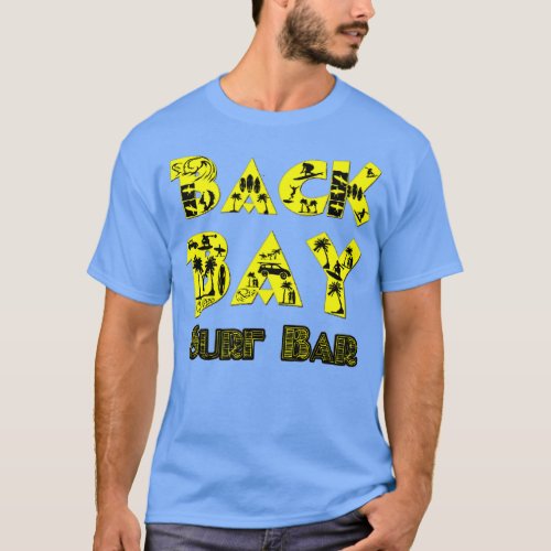 BACK BAY Surf Bar yellow T_Shirt
