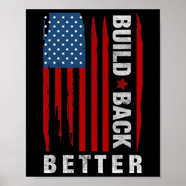 Back Biden Kamala Harris 2020 Liberal Democrat Gif Poster (Front)