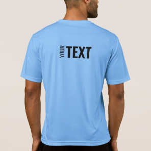 Back Design Template Mens Sport-Tek Activewear T-Shirt