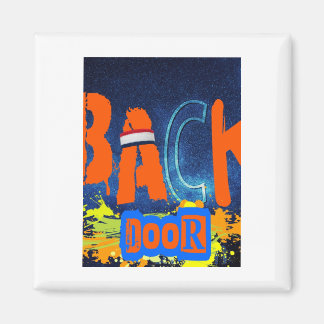 “back Door Chemistry” Design Chiffon Top Magnet