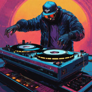 Back & Front DJ's equipment Mens Wear T-Shirt