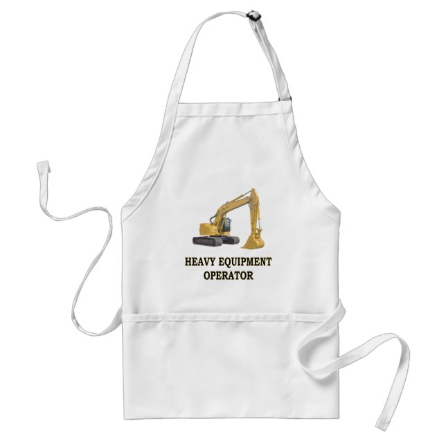 BACK HOE ADULT APRON (Front)