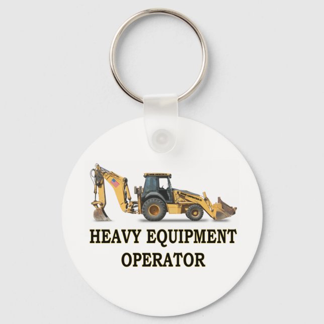 BACK HOE LOADER KEYCHAIN (Front)