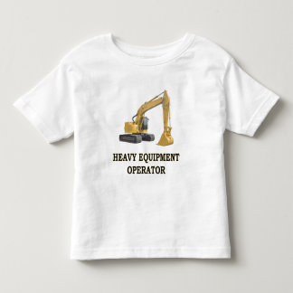 BACK HOE TODDLER T-SHIRT
