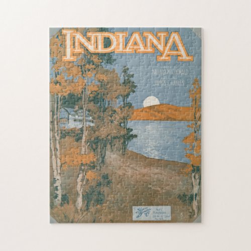 Back Home Again In Indiana Jigsaw Puzzle