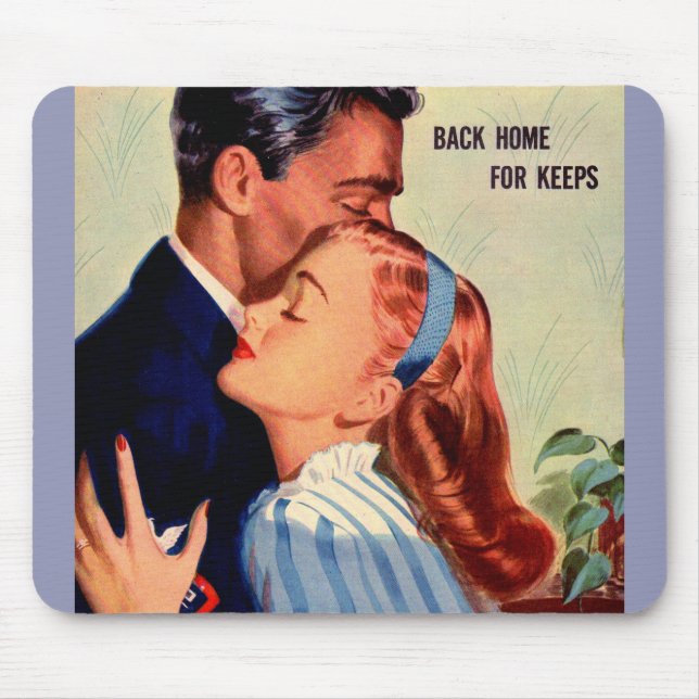 Back Home for Keeps Mouse Pad (Front)