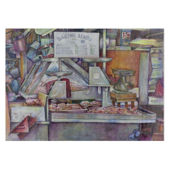 Back in Ten Minutes, Forgot my Wife's Birthday Cutting Board (Front)