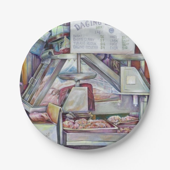 Back in Ten Minutes, Forgot my Wife's Birthday Paper Plates (Front)