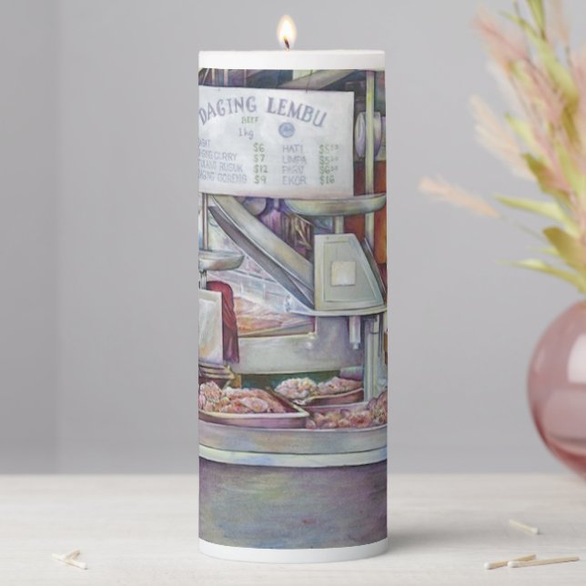 Back in Ten Minutes, Forgot my Wife's Birthday Pillar Candle (In Situ)