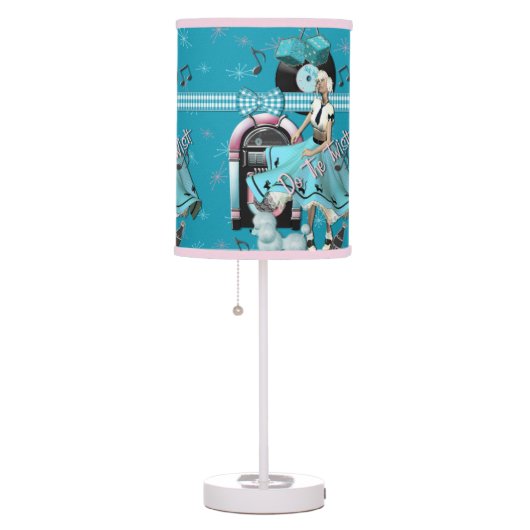 Back In The 50's Table Lamp (Right)