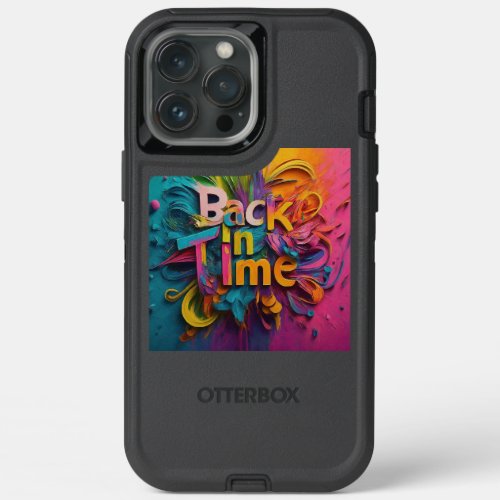 Back in time iPhone 13 pro max case