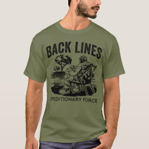 Back Lines Expeditionary Force Chair Force T-Shirt