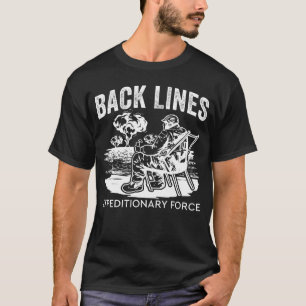Back Lines Expeditionary Force Chair Force T-Shirt