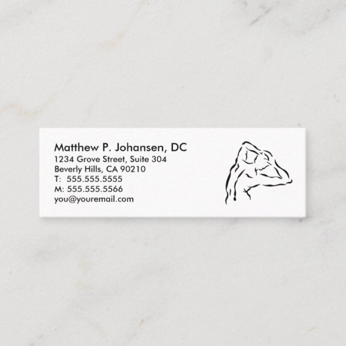 Slim Chiropractic Business Cards