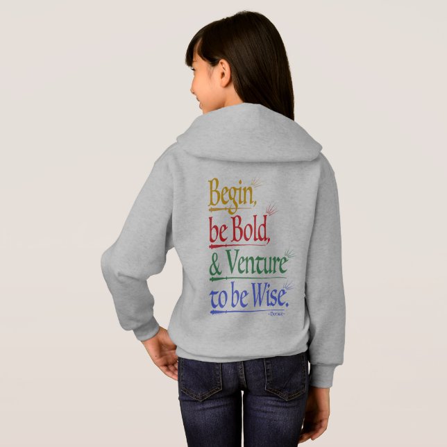 Back - Magical Horace Quote Kids Hoodie (Back Full)