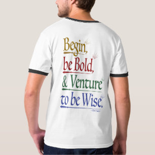 Back - Magical Horace Quote Ringer T-Shirt