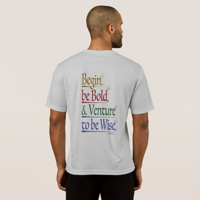 Back - Magical Horace Quote SportTek Tee (Back Full)
