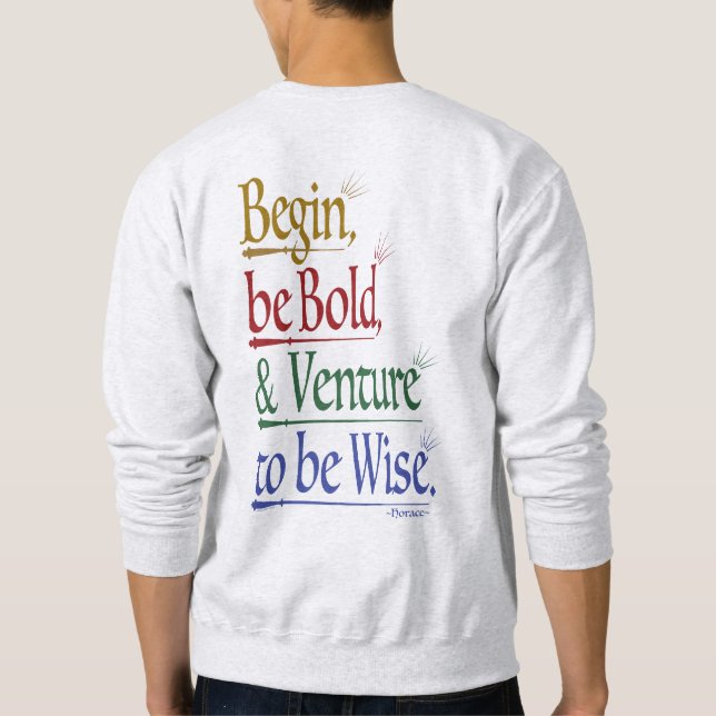 Back - Magical Horace Quote Sweatshirt (Back)