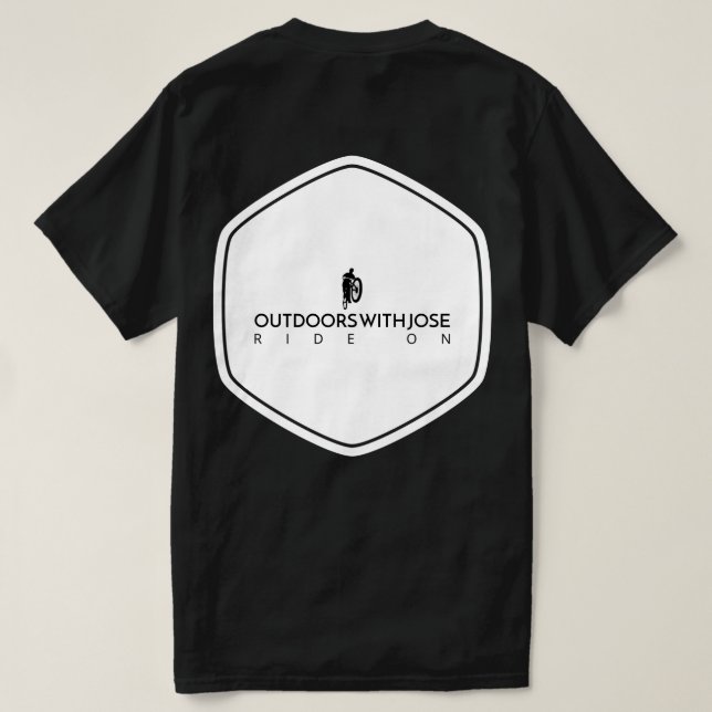 Back MTB Ride On  T-Shirt (Design Back)