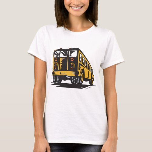 Back Of A School Bus T_Shirt