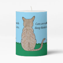Back of Cat- Cats are such deep thinkers