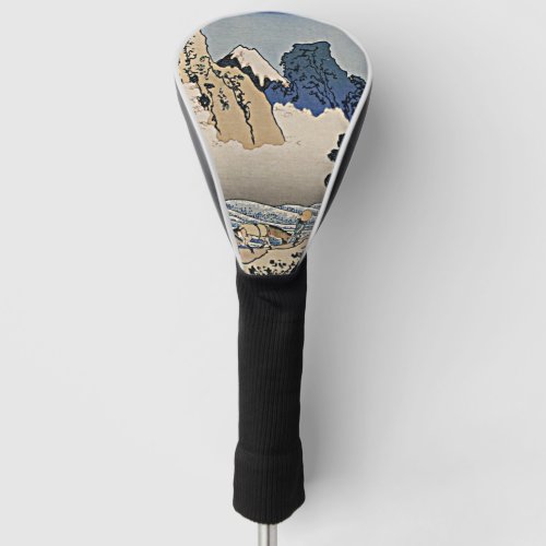 Back of Fuji mountain from Minobu river Hokusai  Golf Head Cover