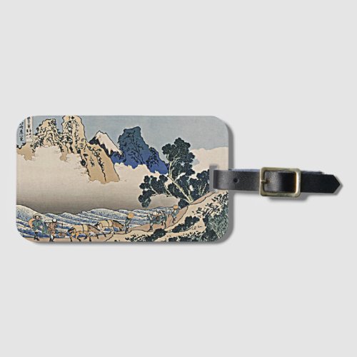 Back of Fuji mountain from Minobu river Hokusai  Luggage Tag