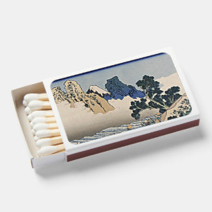Back of Fuji mountain from Minobu river Hokusai Matchboxes