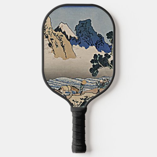 Back of Fuji mountain from Minobu river Hokusai  Pickleball Paddle