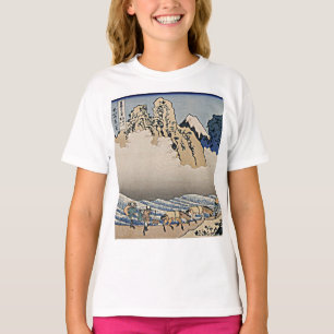 Back of Fuji mountain from Minobu river Hokusai   T-Shirt
