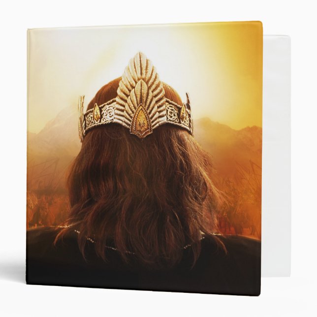 Back of Head with Crown 3 Ring Binder (Front/Inside)
