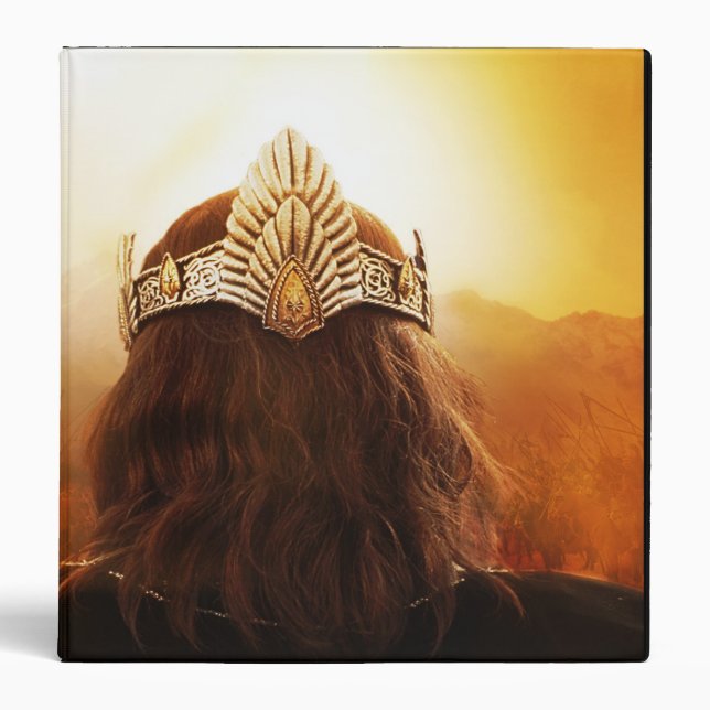 Back of Head with Crown 3 Ring Binder (Front)